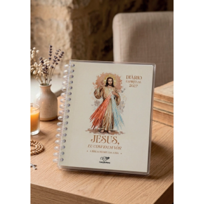 Diário Espiritual 2027 Jesus Misericordioso - A Bíblia no Meu Dia a Dia