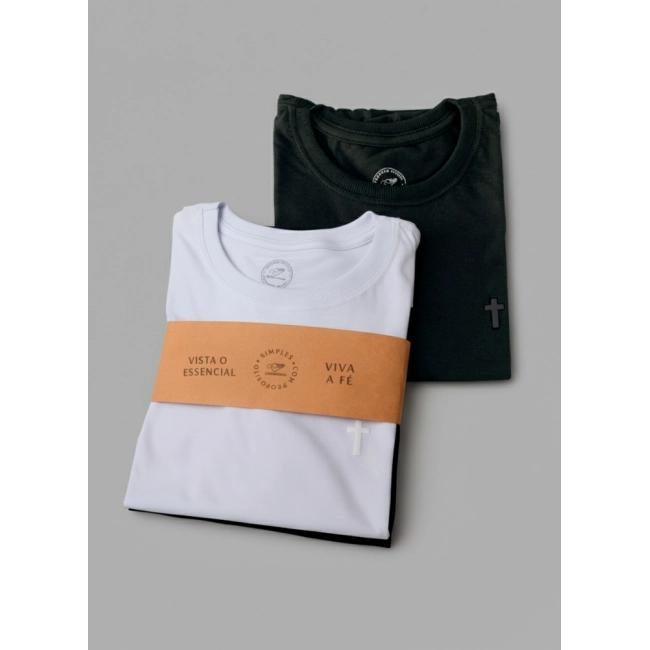 Kit Baby Looks Com Cruz Estampada